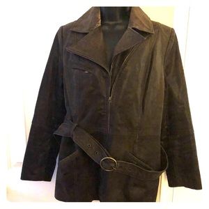 SALE Colebrook brown leather jacket